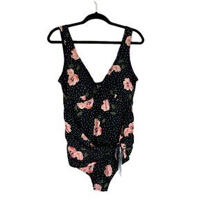 Torrid Poppy Polka Dot One Piece Swimsuit Blot Pink 2X